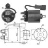 HOFFER 6646150 Solenoid Switch, starter